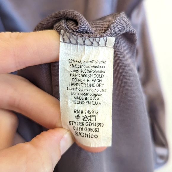 Windsor Wrapped in Stylish Satin Mini Dress - Picture 5 of 6